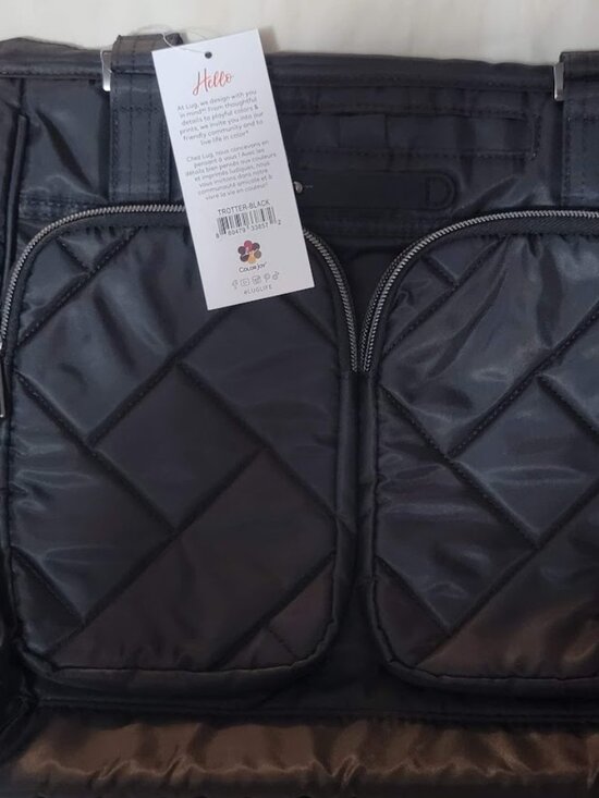 lug Handbags - Trotter Tote Bag- LUG- Black